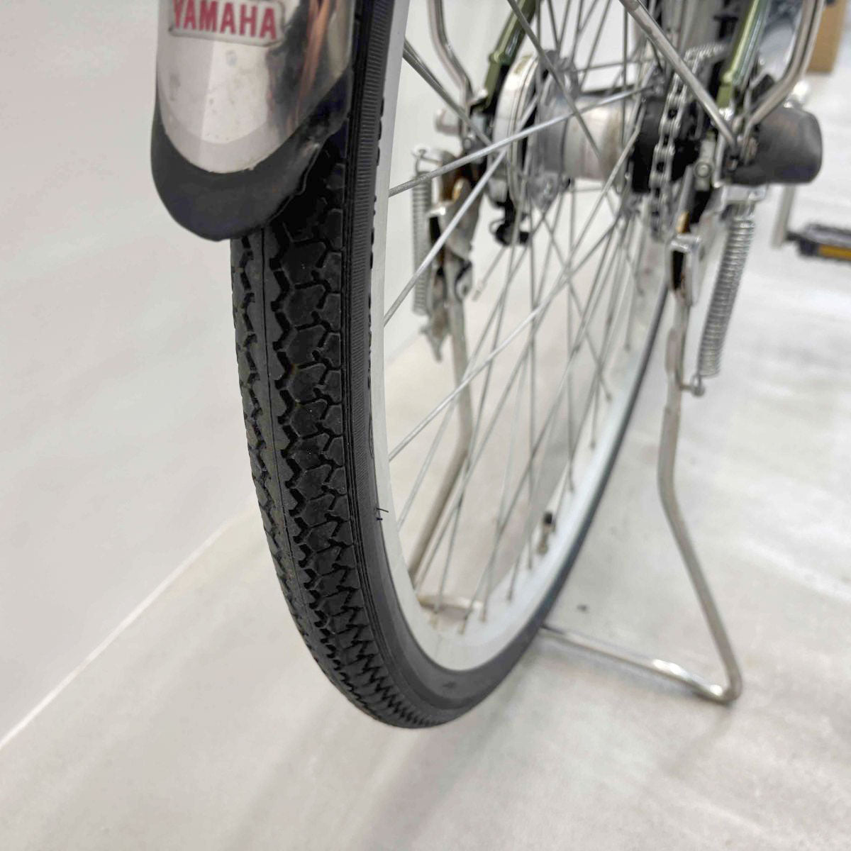 中古電動自転車 ヤマハ PAS ナチュラT グリーン 26インチ YK058