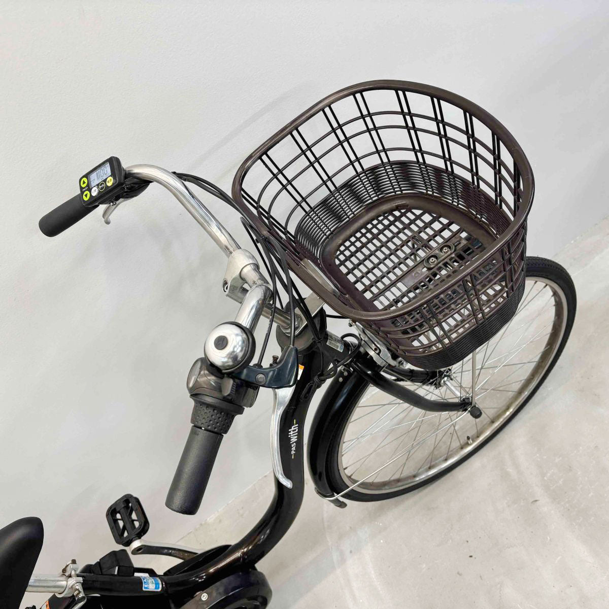 中古電動自転車 ヤマハ PAS ウィズ ブラウン 26インチ YK059