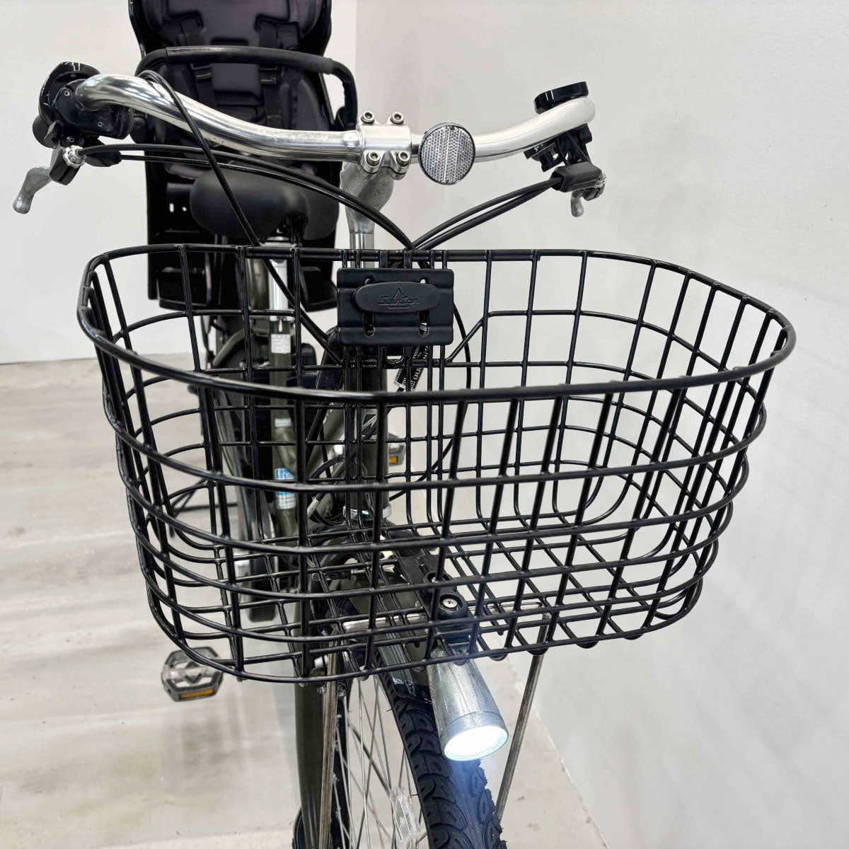 中古電動自転車 ブリヂストン ハイディツー カーキ 26インチ YK060