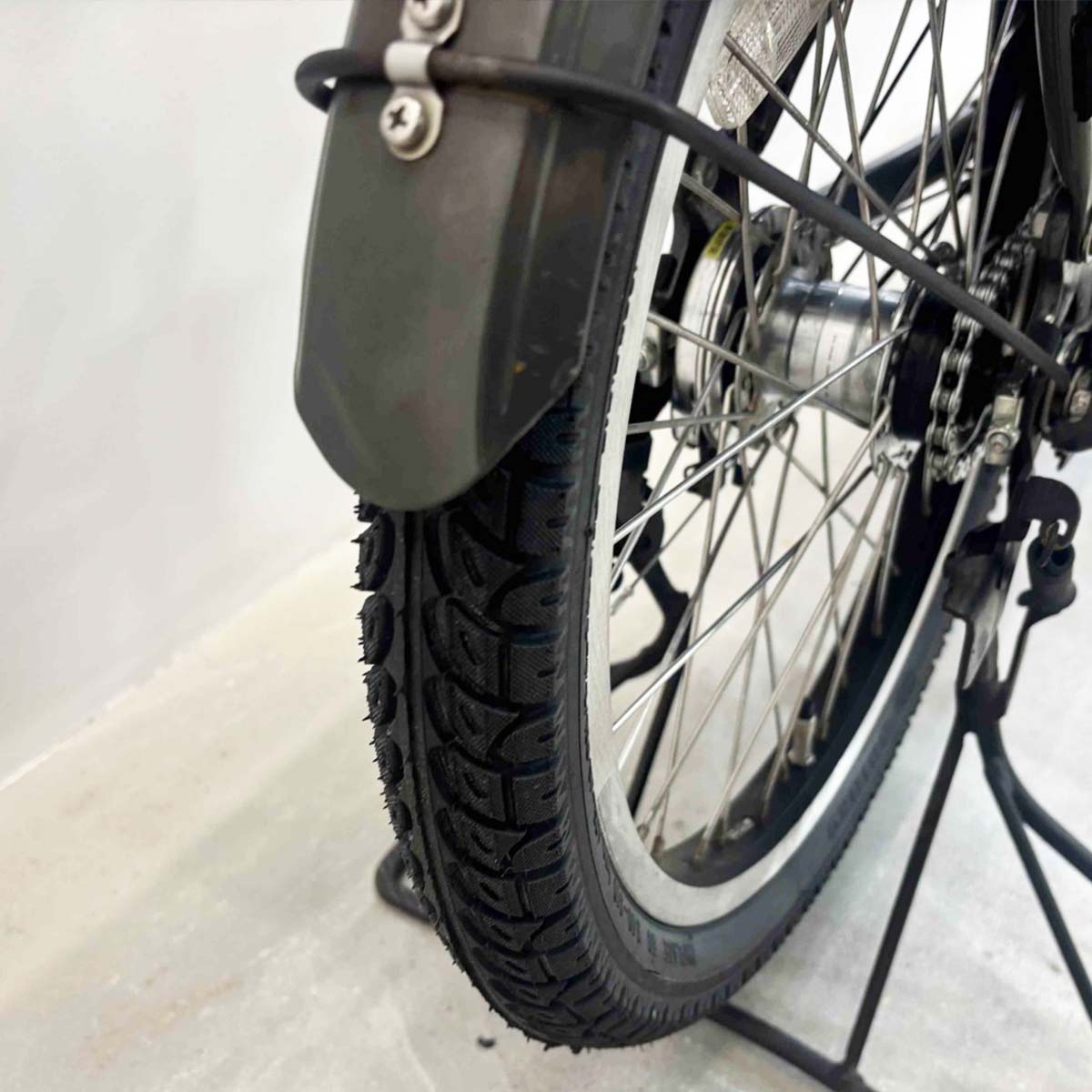 中古電動自転車 ブリヂストン ビッケポーラーe グレー 20インチ YK063