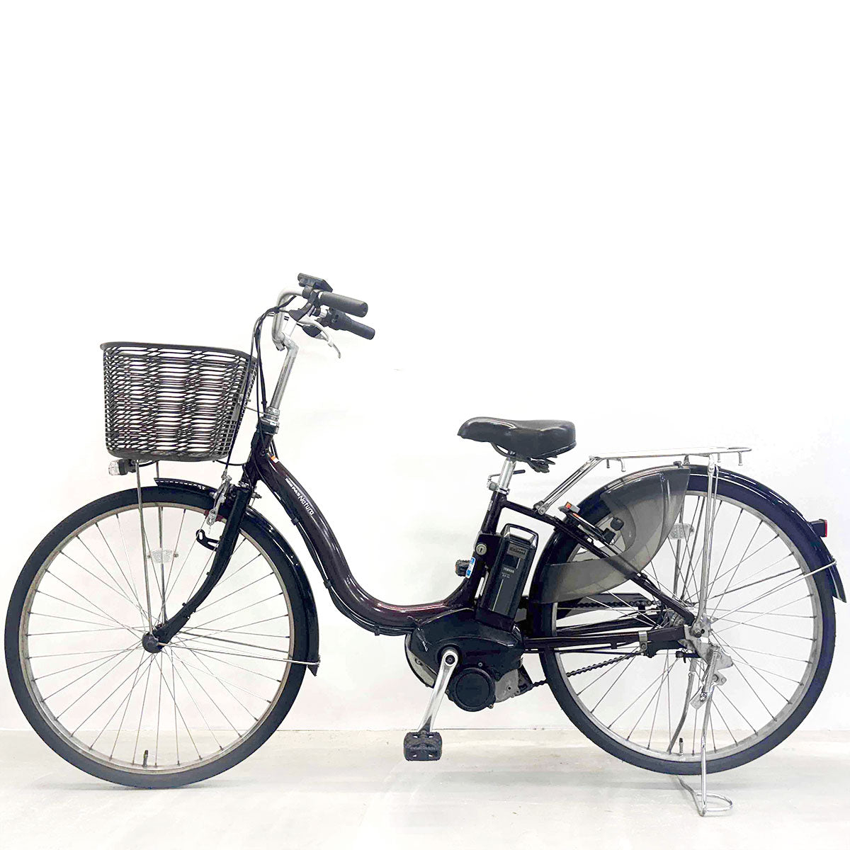 中古電動自転車 ヤマハ PAS ナチュラXL ブラウン 26インチ YK072