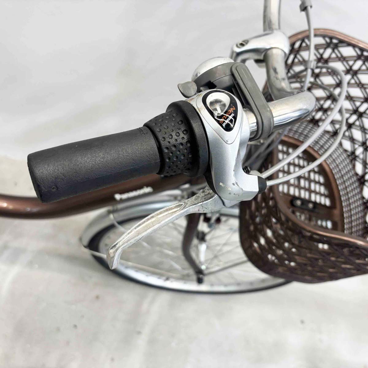 中古電動自転車 パナソニック ビビ ライトU ブラウン 24インチ YK077