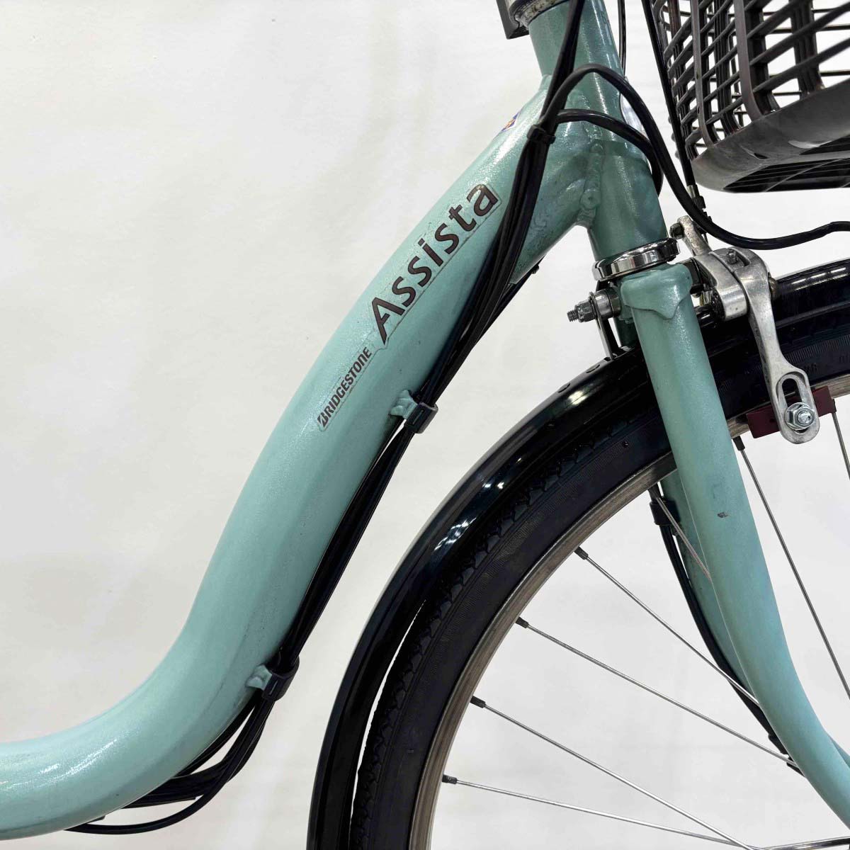 ブリヂストン アシスタDX グリーン 26インチ YK079 【中古車】