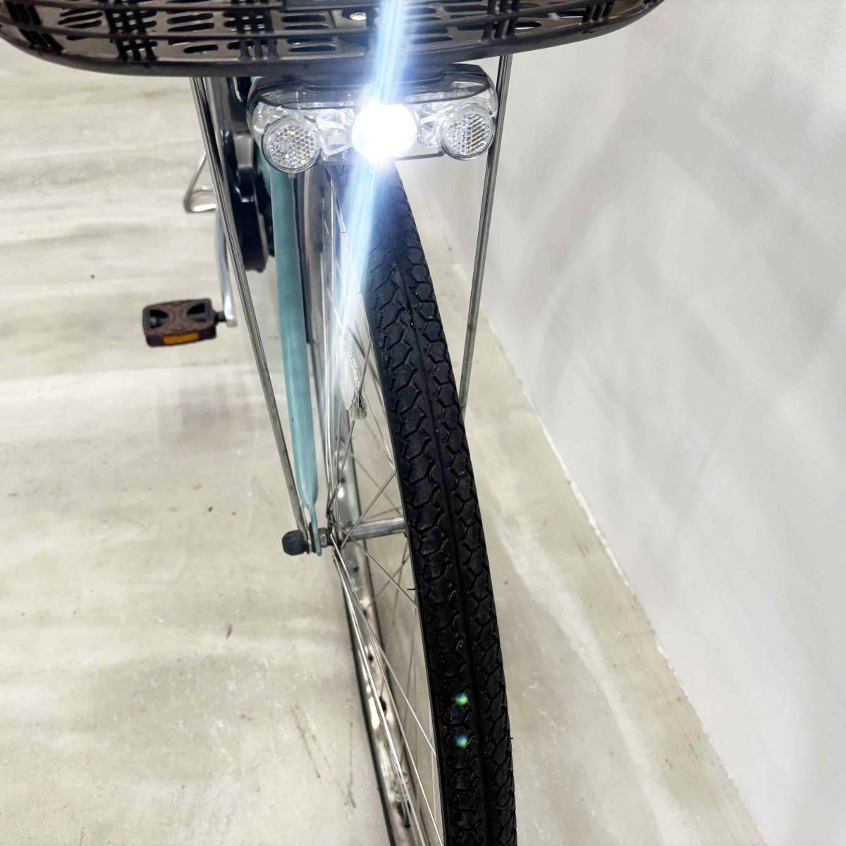 中古電動自転車 ブリヂストン アシスタDX グリーン 26インチ YK079