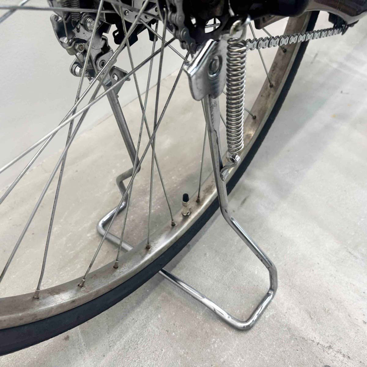 中古電動自転車 パナソニック ビビDX ブラウン 26インチ YK080