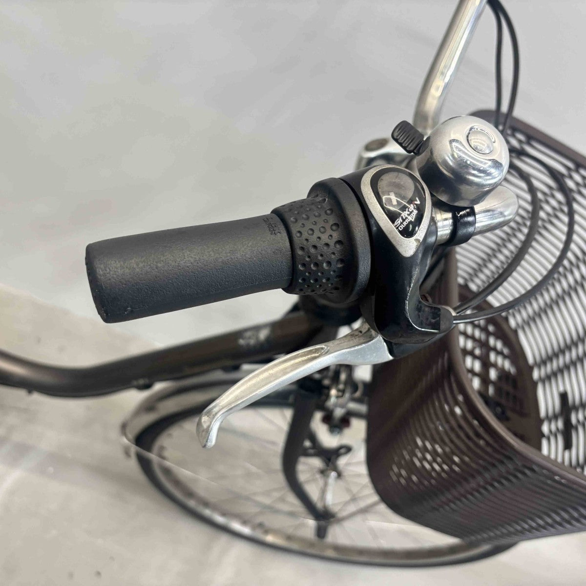 中古電動自転車 パナソニック ビビDX ブラウン 26インチ YK080