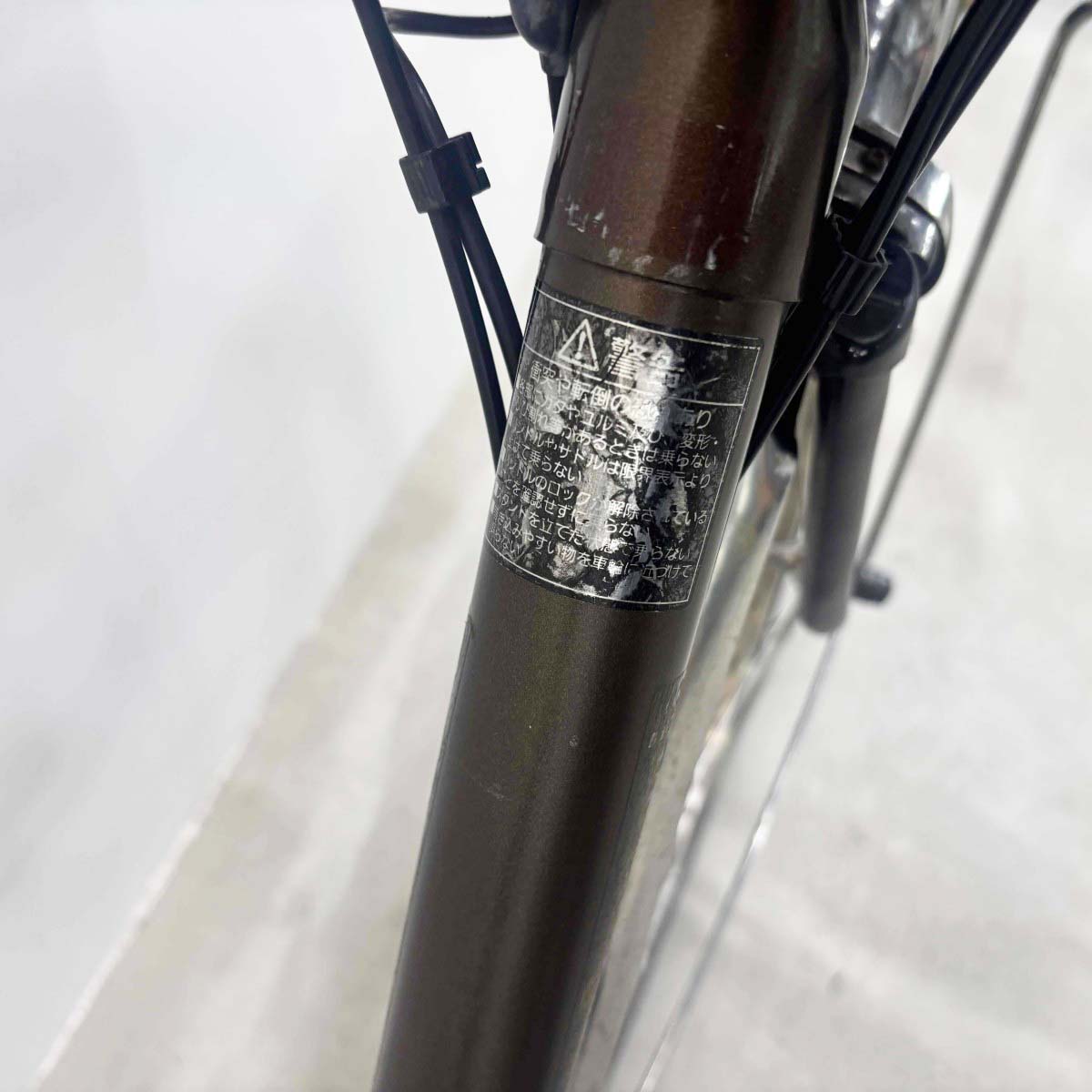 中古電動自転車 パナソニック ビビDX ブラウン 26インチ YK080