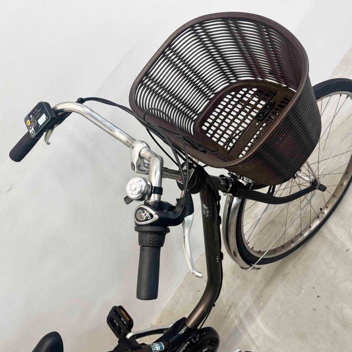 中古電動自転車 パナソニック ビビDX ブラウン 26インチ YK080