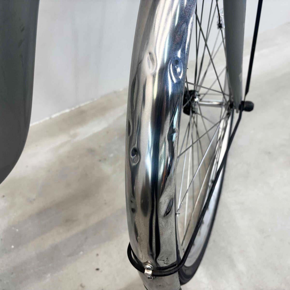 中古電動自転車 ヤマハ PAS チア シルバー 26インチ YK083