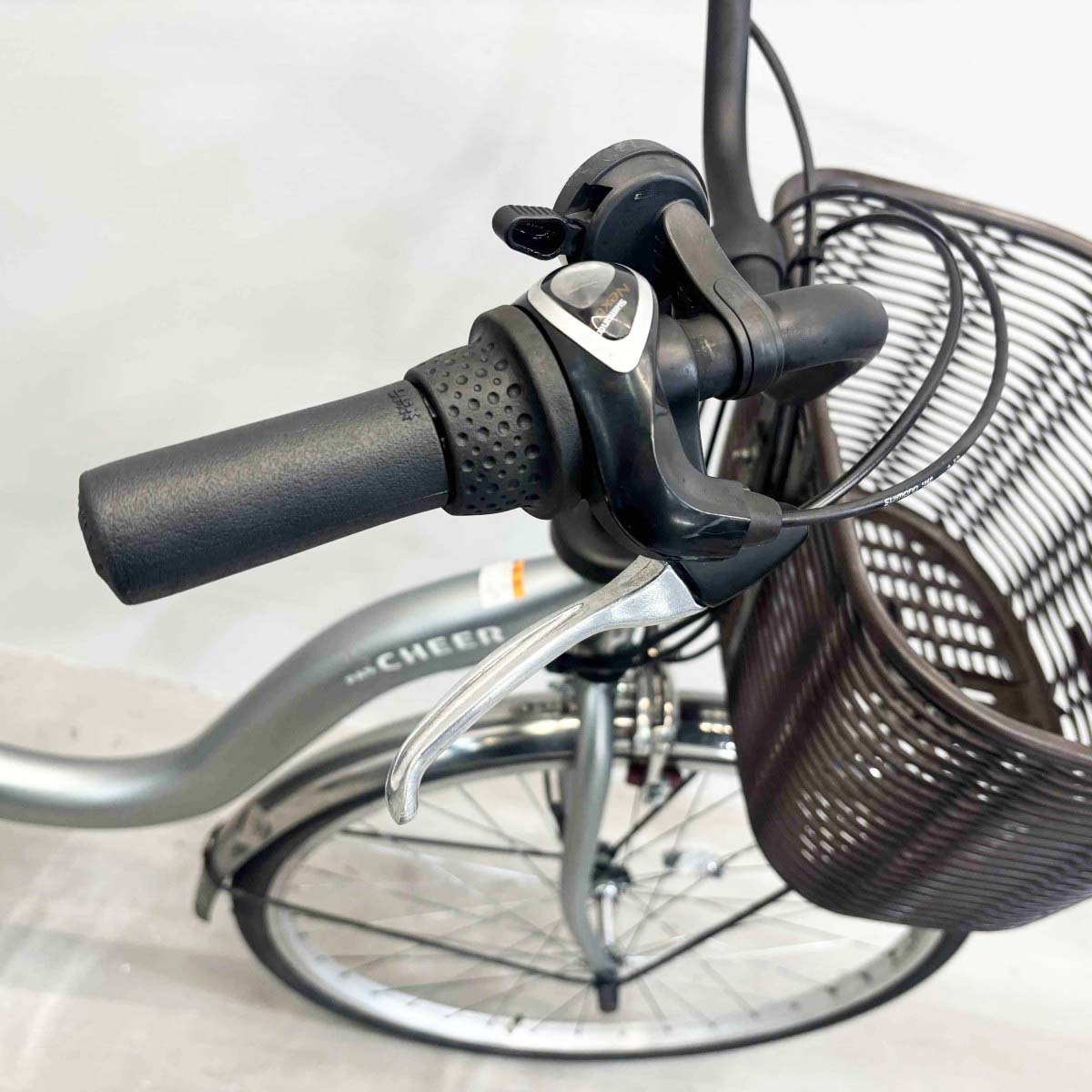 中古電動自転車 ヤマハ PAS チア シルバー 26インチ YK091