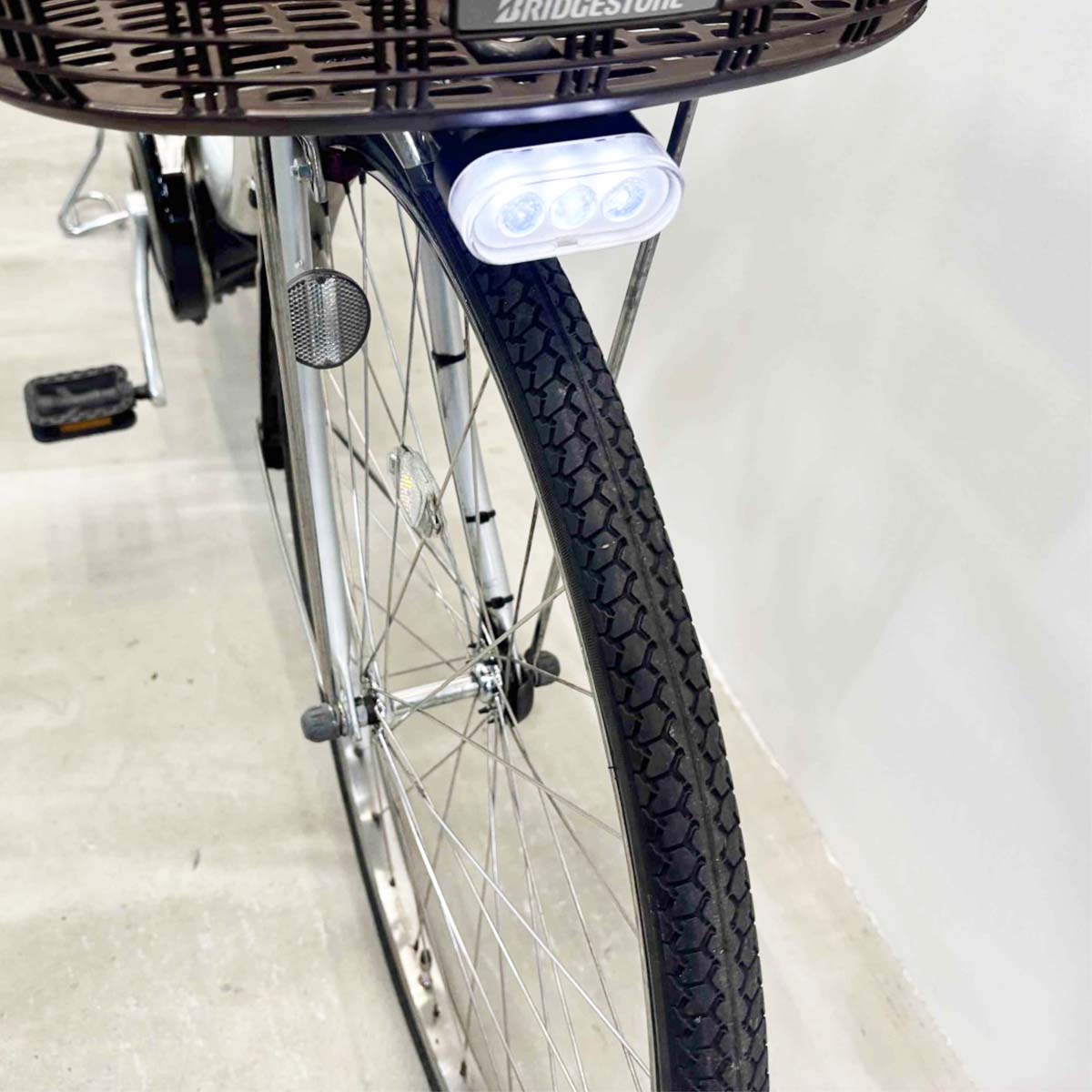 中古電動自転車 ブリヂストン アシスタU DX シルバー 26インチ YK093