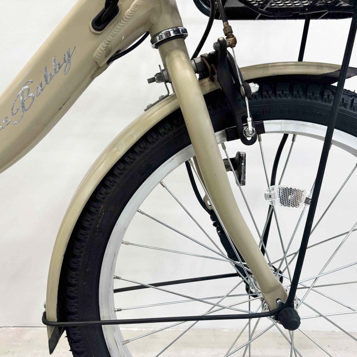 中古電動自転車 ヤマハ PAS バビーアン ベージュ 20インチ YK097