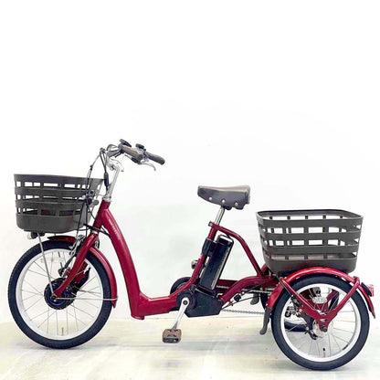 ブリヂストン ラクットワゴン（デュアルドライブ） レッド 20×16インチ YK098 【中古車】