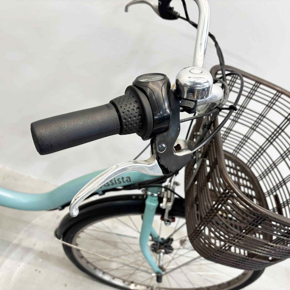 中古電動自転車 ブリヂストン アシスタDX グリーン 26インチ YK100
