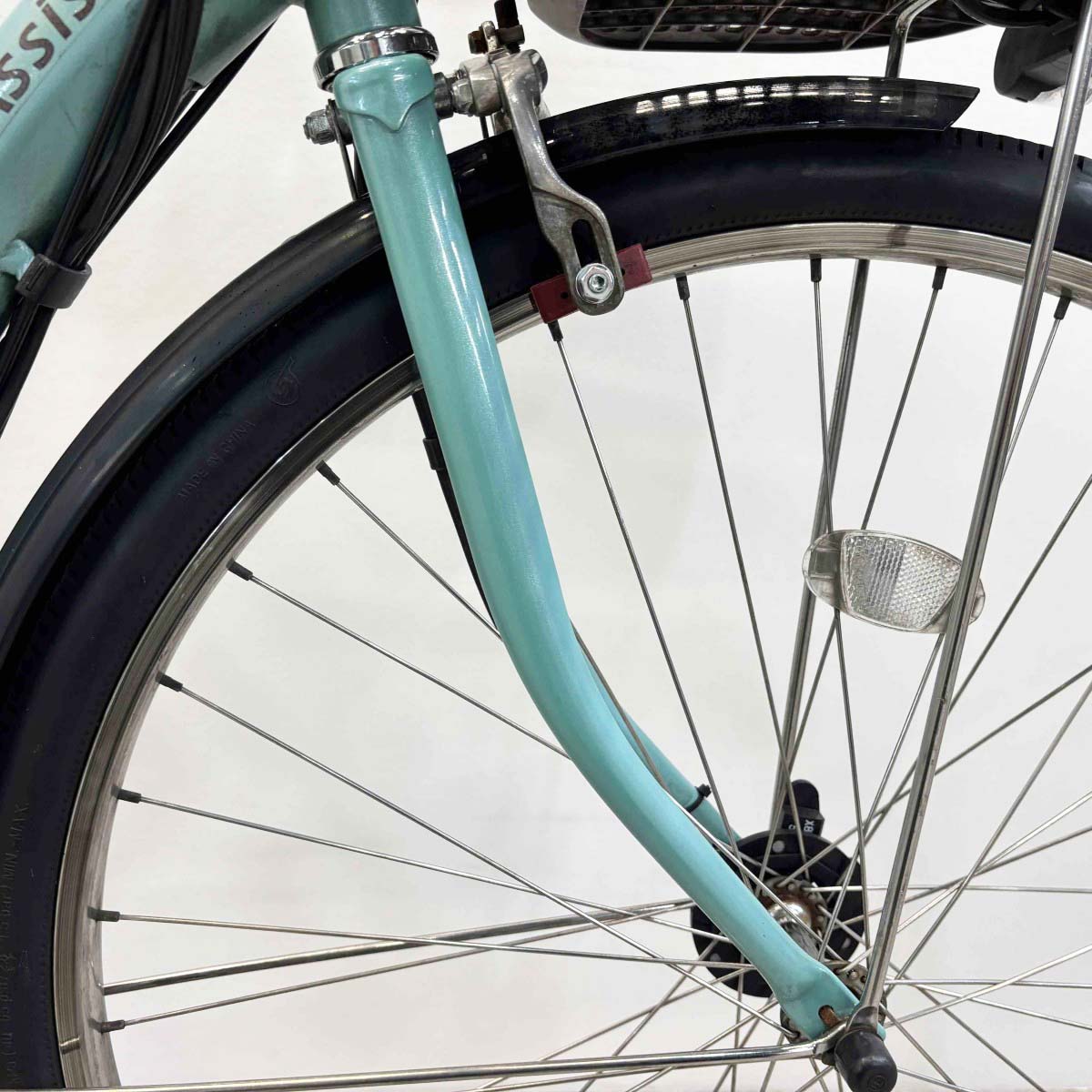 中古電動自転車 ブリヂストン アシスタDX グリーン 26インチ YK100