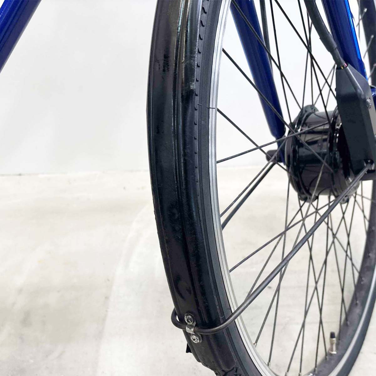 中古電動自転車 ブリヂストン TB1e ブルー 27インチ YL005