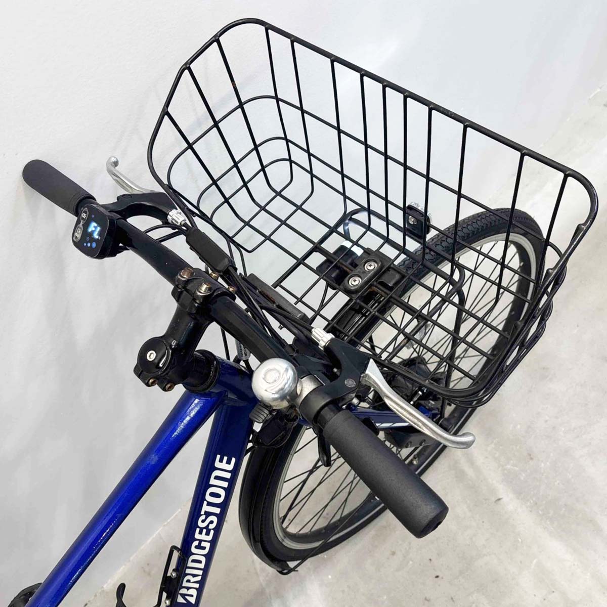 中古電動自転車 ブリヂストン TB1e ブルー 27インチ YL005