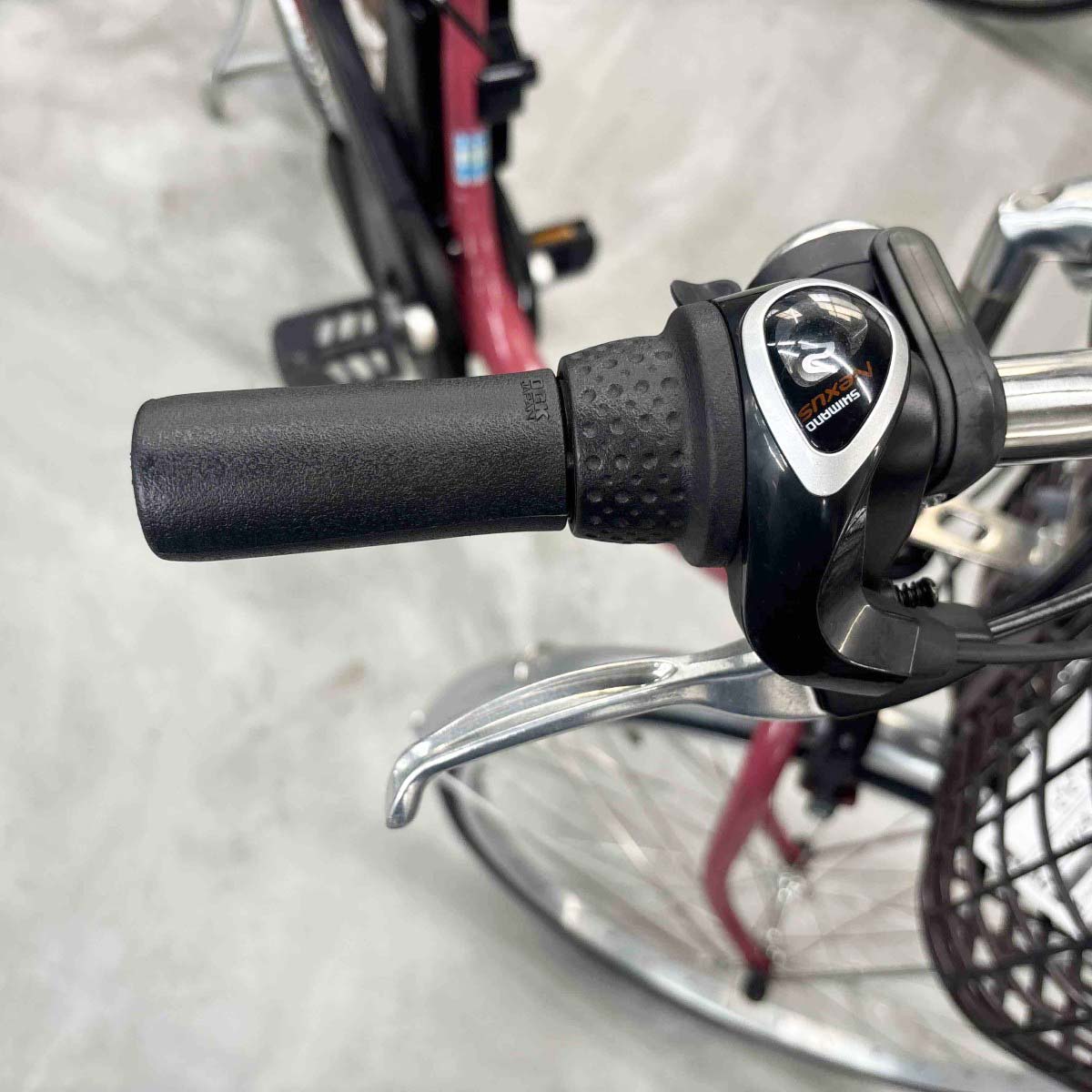 中古電動自転車 パナソニック ビビL レッド 26インチ YL007