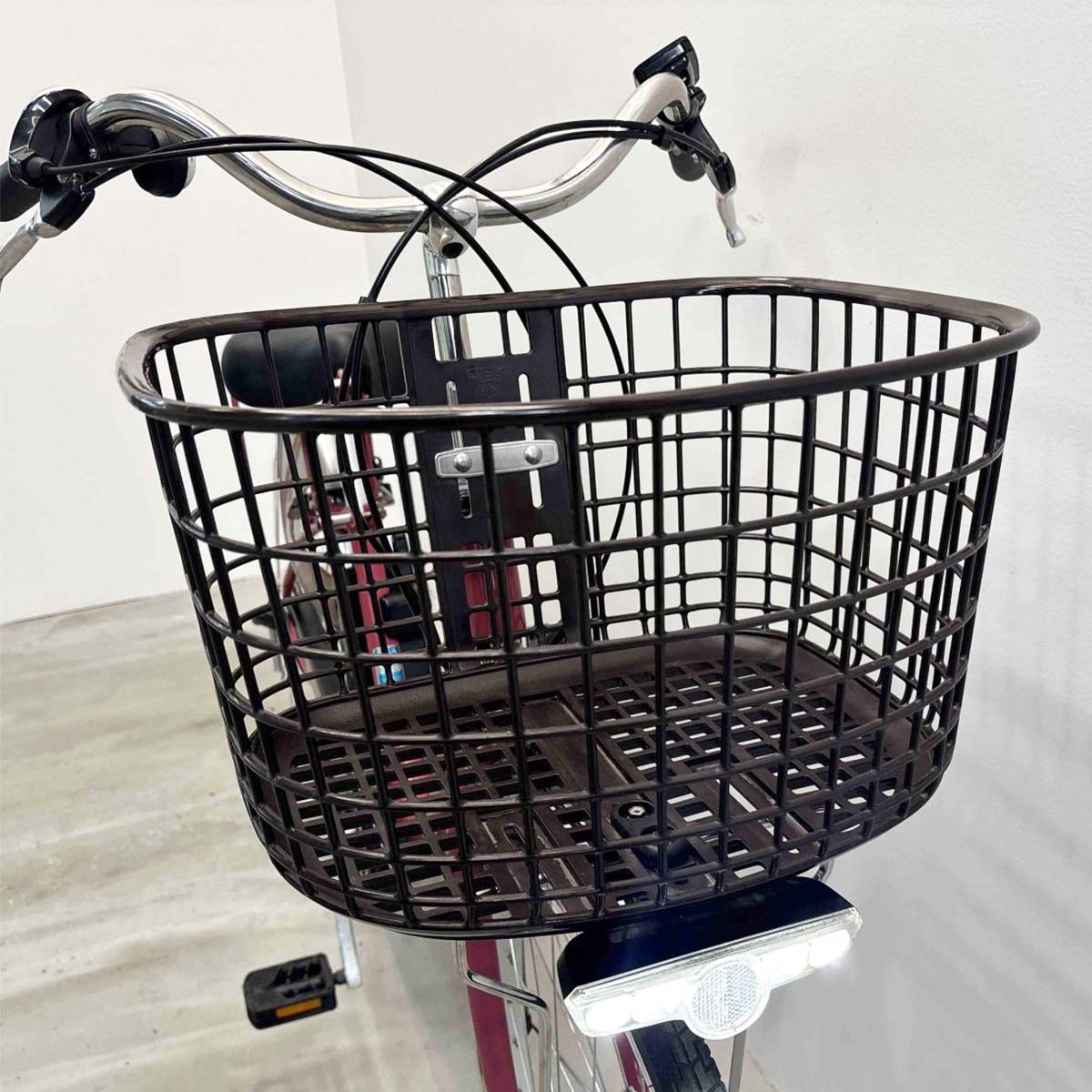 中古電動自転車 パナソニック ビビL レッド 26インチ YL007