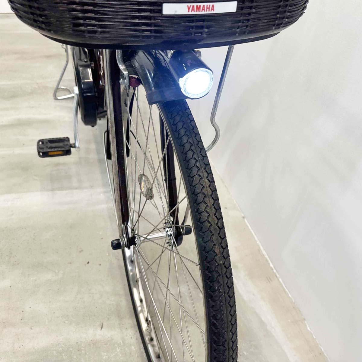 中古電動自転車 ヤマハ PAS ウィズ ブラウン 26インチ YL008