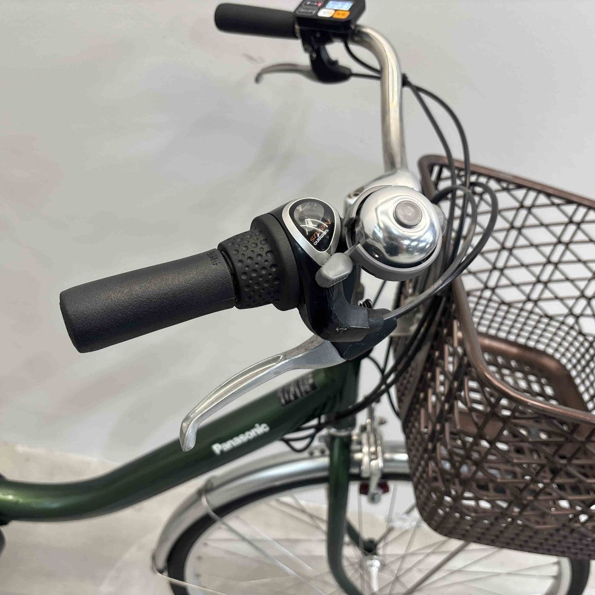中古電動自転車 パナソニック ビビL グリーン 26インチ YL014