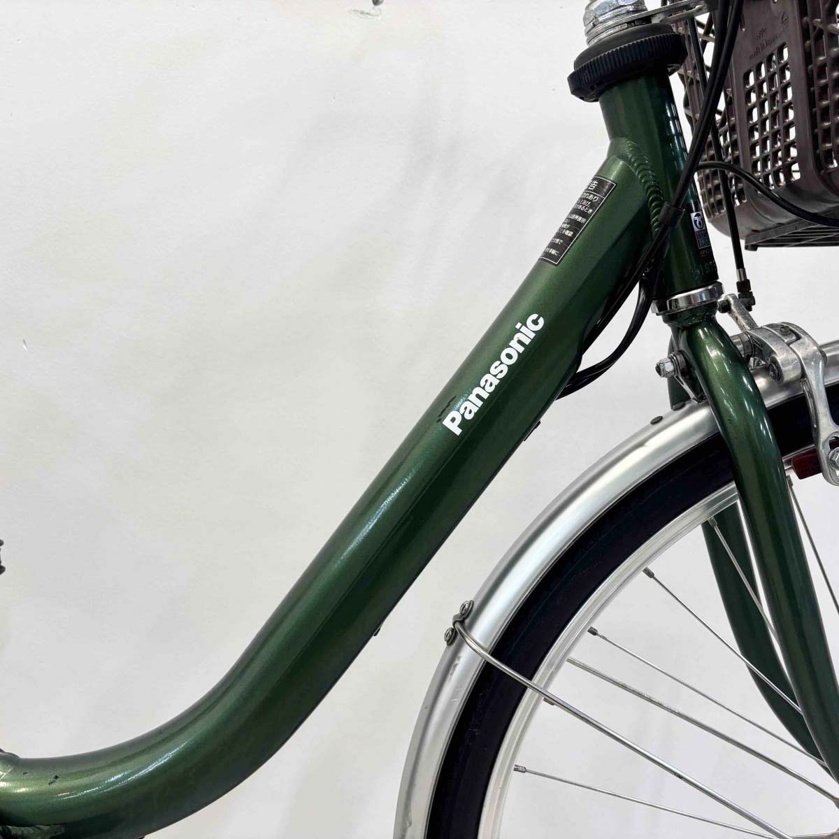 中古電動自転車 パナソニック ビビL グリーン 26インチ YL014