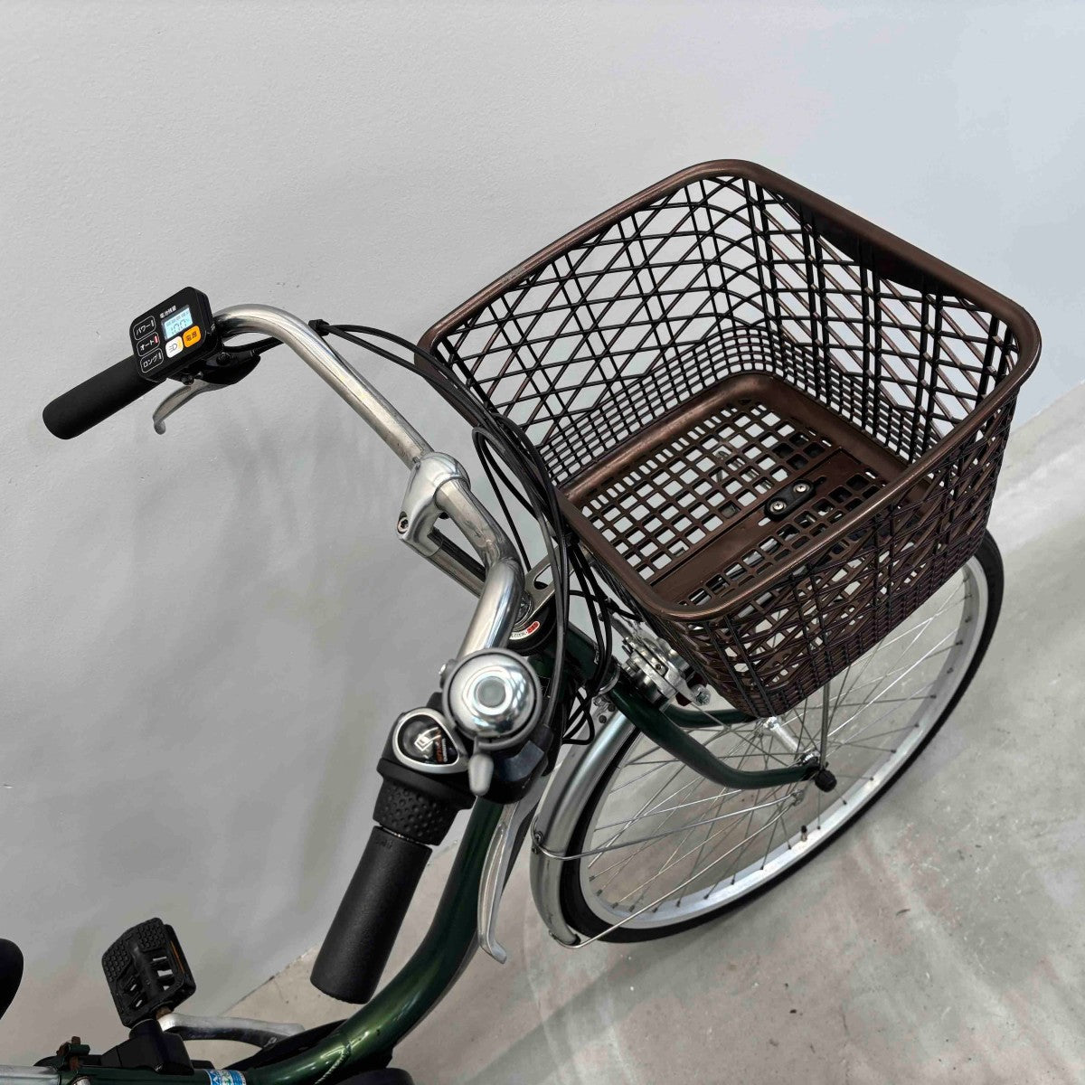 中古電動自転車 パナソニック ビビL グリーン 26インチ YL014