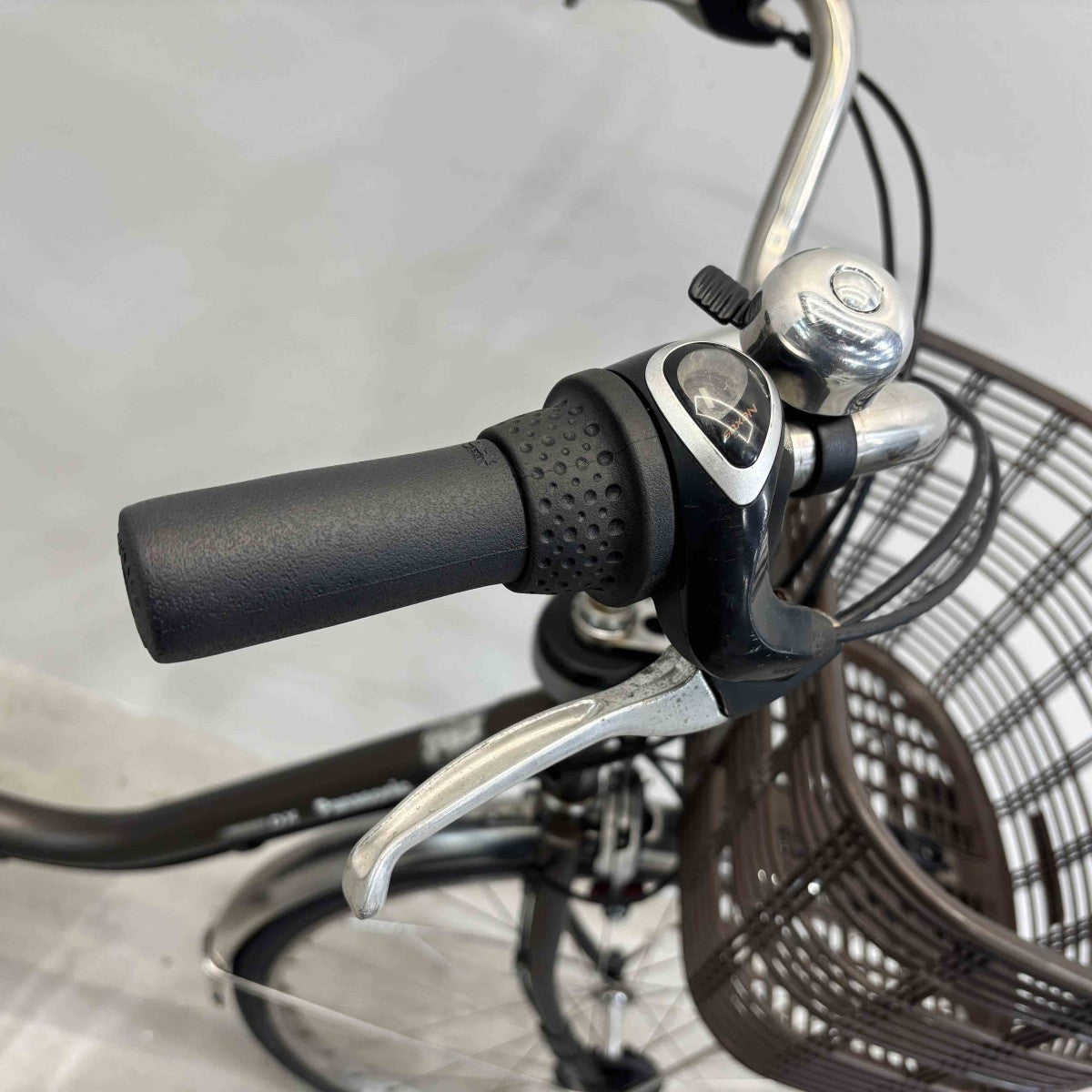 中古電動自転車 パナソニック ビビDX ブラウン 26インチ YL016