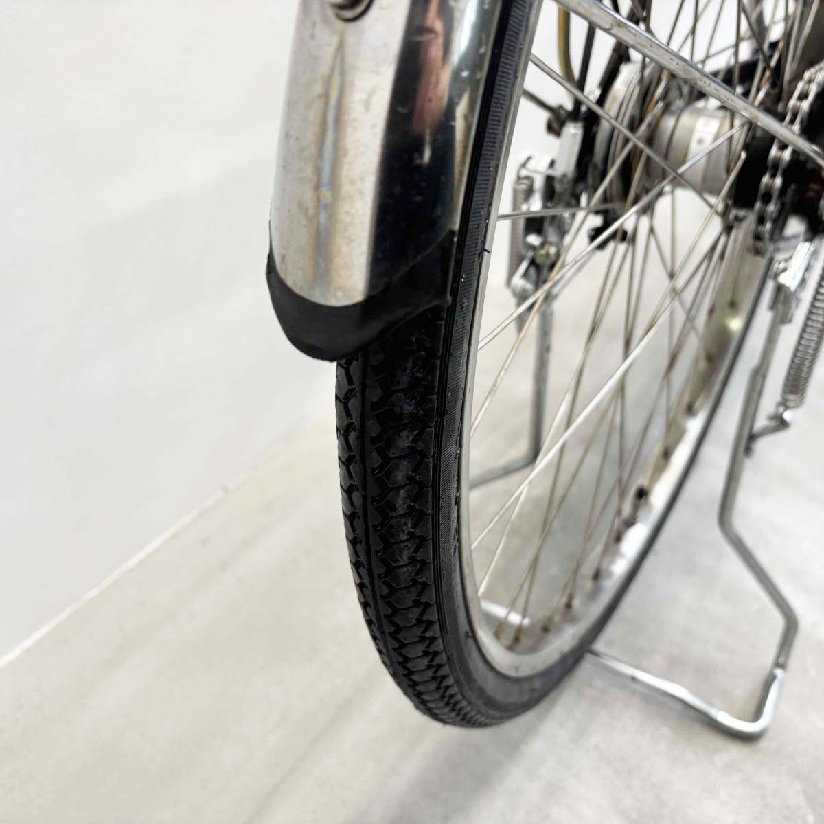 中古電動自転車 パナソニック ビビDX ブラウン 26インチ YL016
