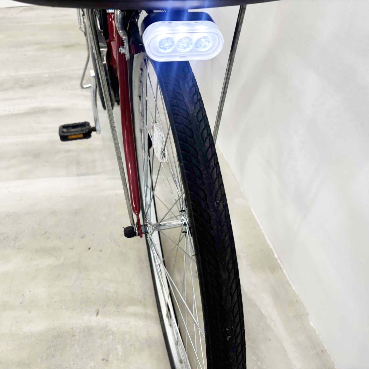 中古電動自転車 ヤマハ PAS チア レッド 26インチ YL020