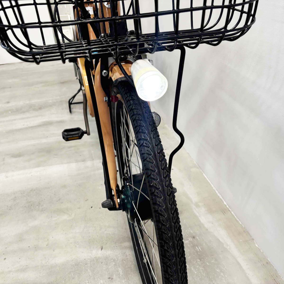 中古電動自転車 ブリヂストン ビッケモブdd オレンジ 24×20インチ YL021