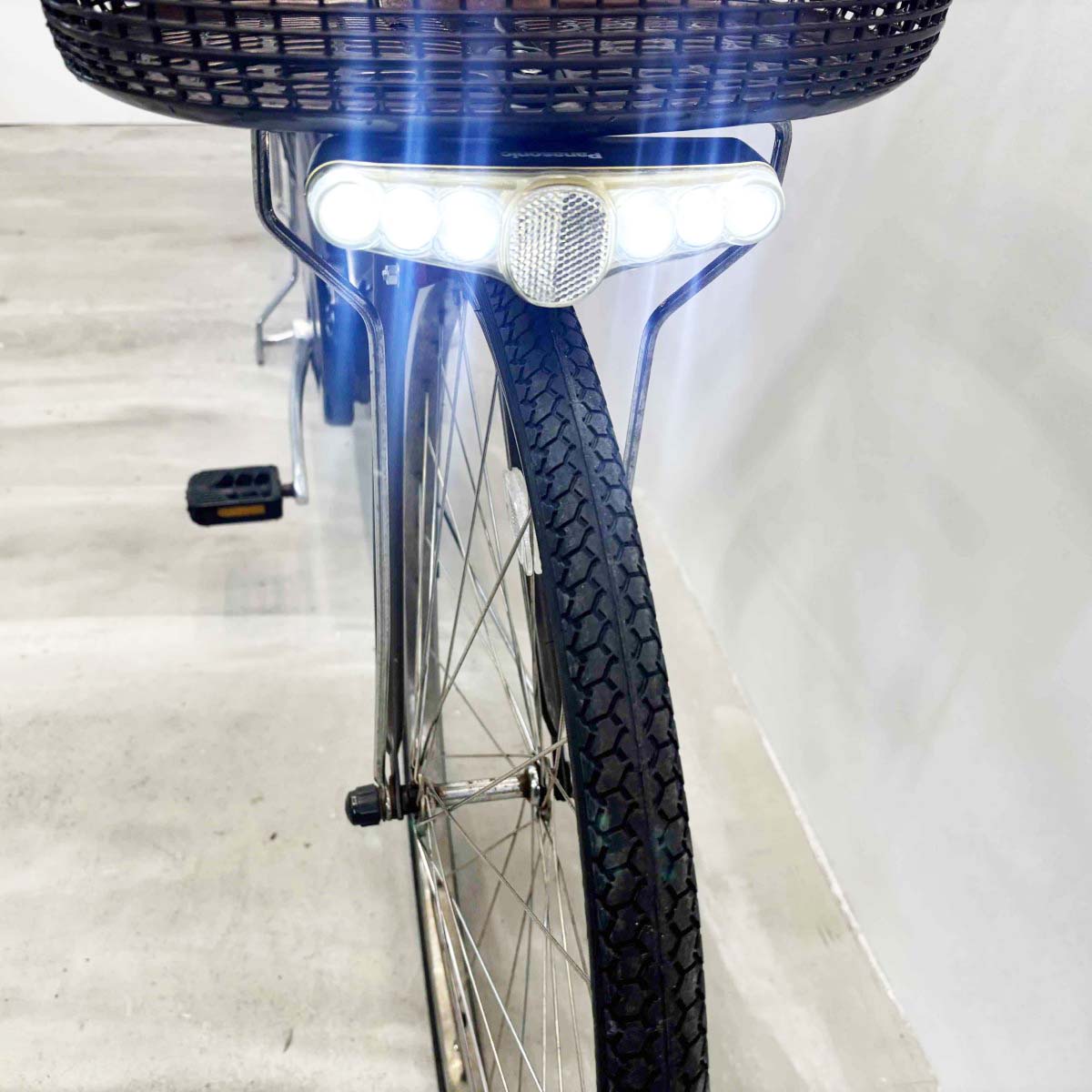 中古電動自転車 パナソニック ビビDX ブラウン 26インチ YL022