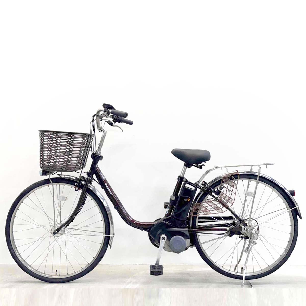 中古電動自転車 パナソニック ビビEX ブラウン 26インチ YL026