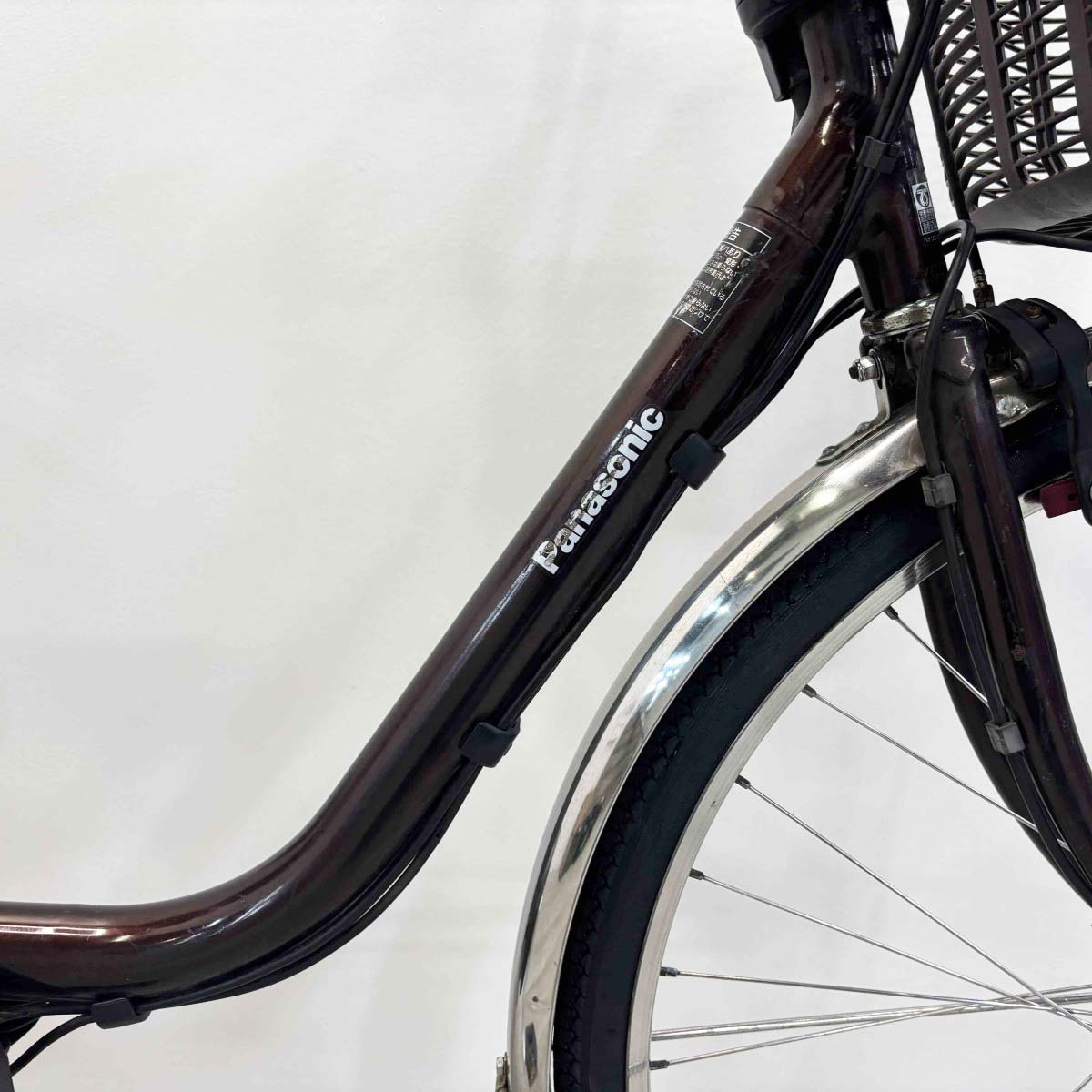 中古電動自転車 パナソニック ビビEX ブラウン 26インチ YL026