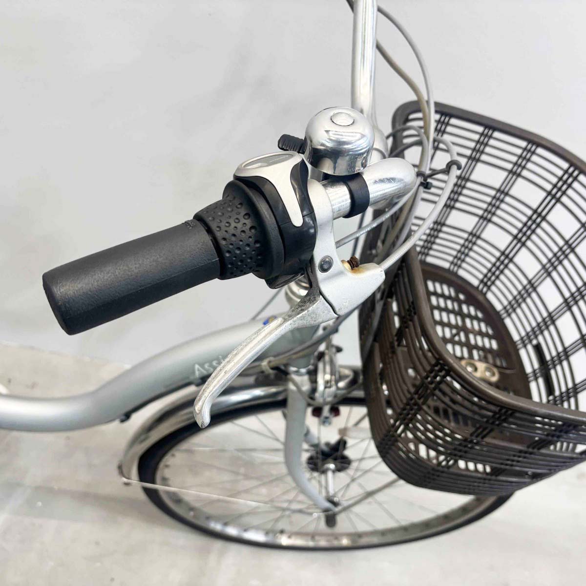 中古電動自転車 ブリヂストン アシスタ シルバー 26インチ YL028