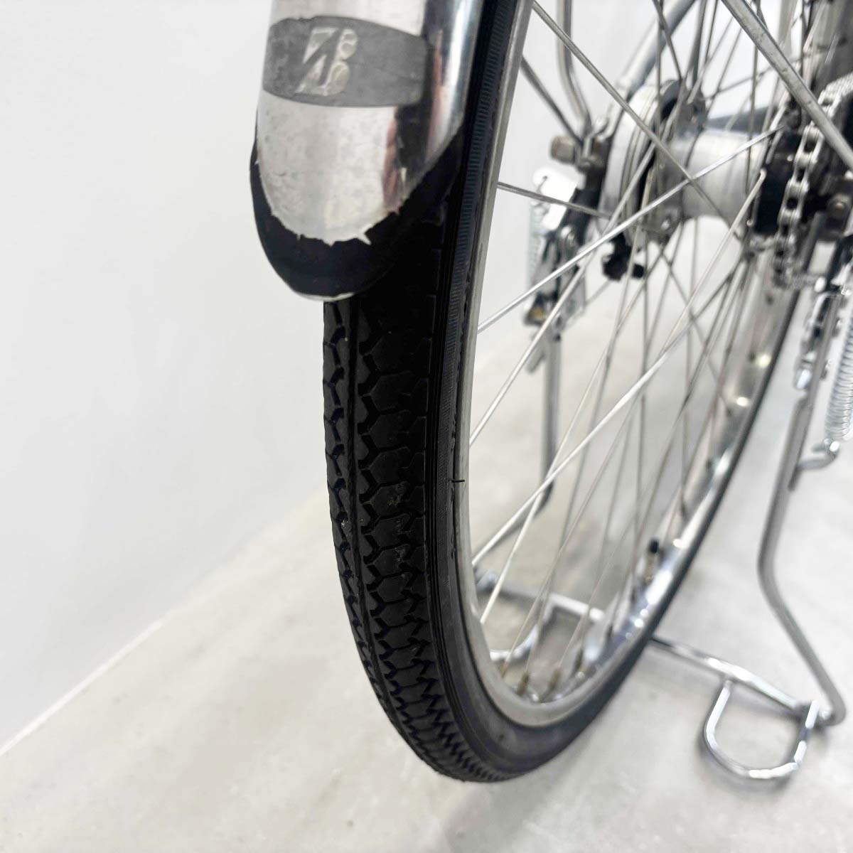 中古電動自転車 ブリヂストン アシスタ シルバー 26インチ YL028