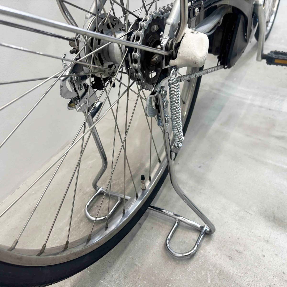 中古電動自転車 ブリヂストン アシスタ シルバー 26インチ YL028
