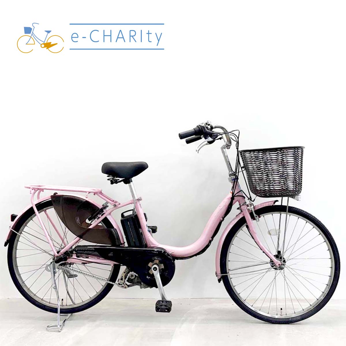 中古電動自転車 ヤマハ PAS ナチュラL DX ピンク 24インチ YL031