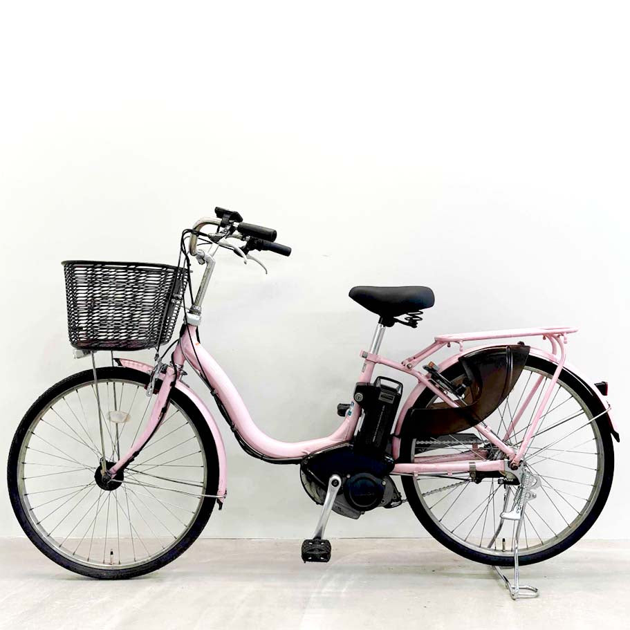 中古電動自転車 ヤマハ PAS ナチュラL DX ピンク 24インチ YL031