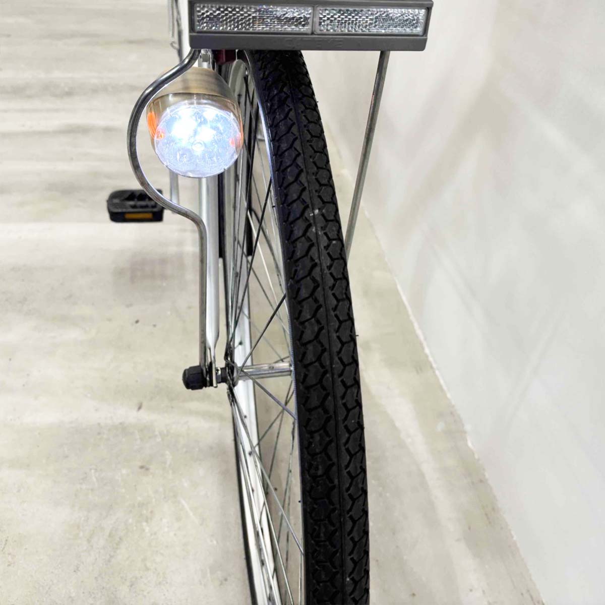 中古電動自転車 パナソニック ビビNX シルバー 26インチ YL033