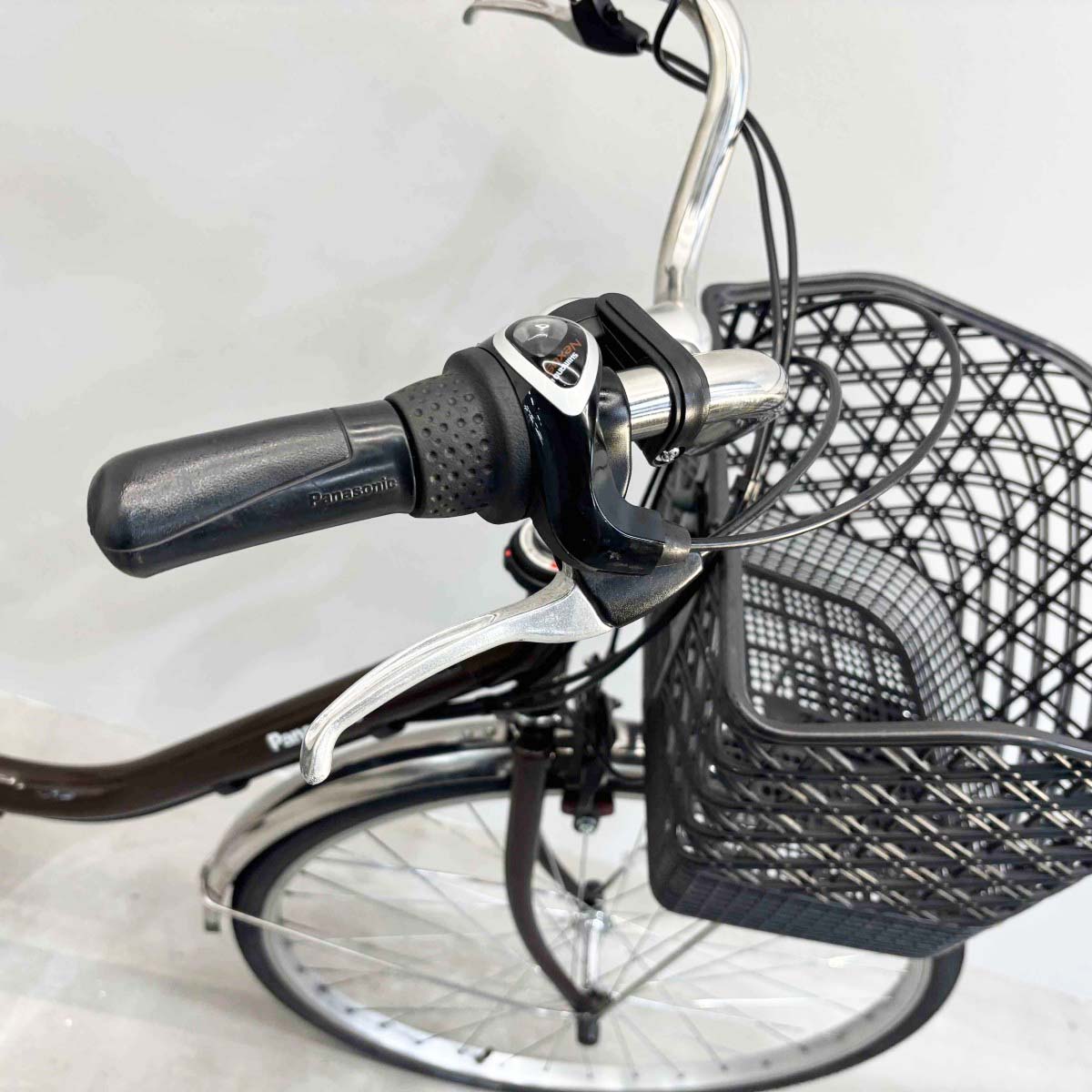 中古電動自転車 パナソニック ビビSX ブラウン 26インチ YL037