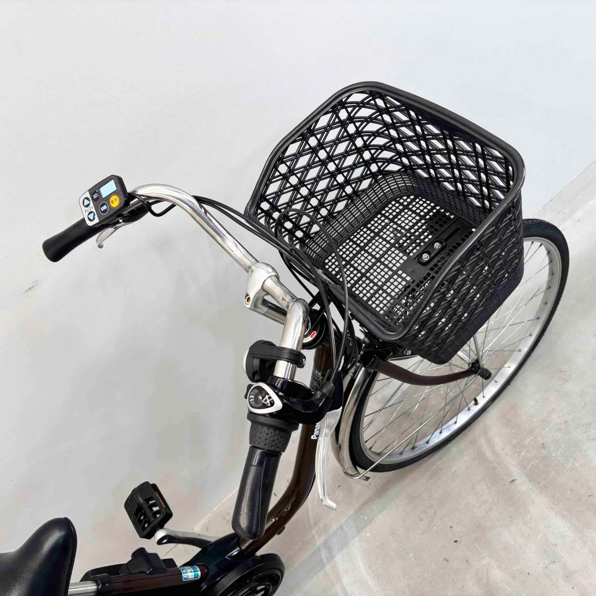 中古電動自転車 パナソニック ビビSX ブラウン 26インチ YL037