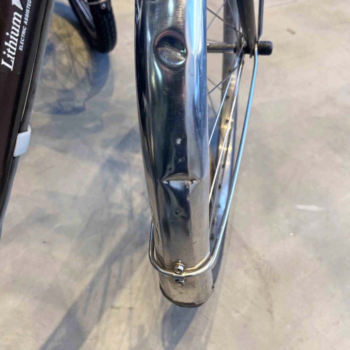 中古電動自転車 パナソニック ビビDX ブラウン 26インチ YL039