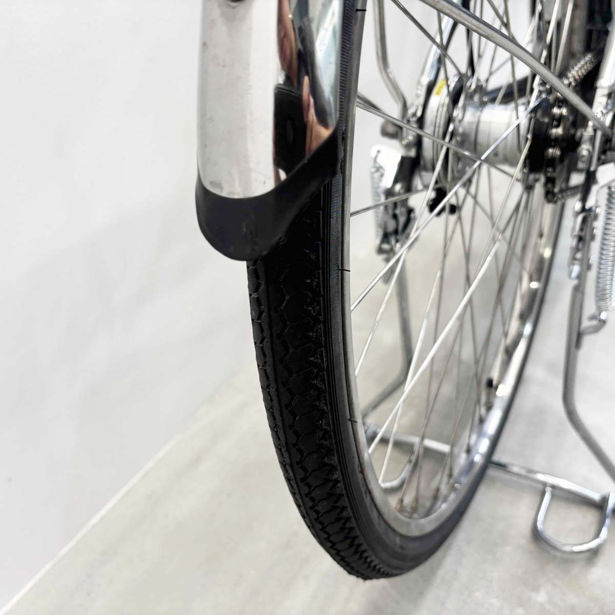 中古電動自転車 ブリヂストン アシスタU DX シルバー 26インチ YL040