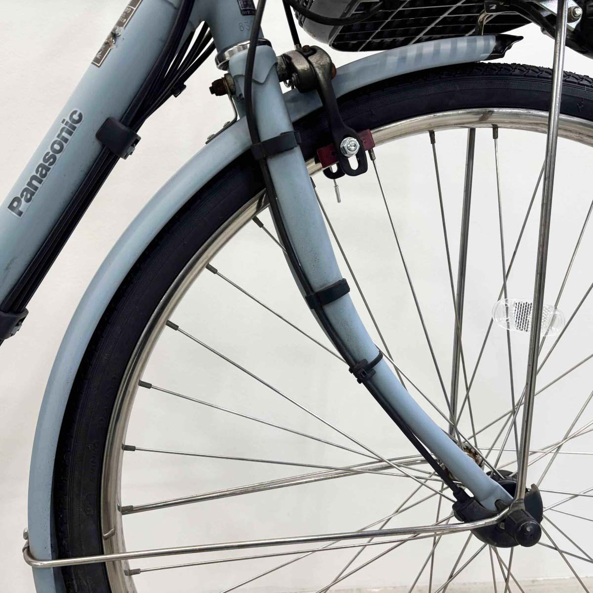 中古電動自転車 パナソニック ビビスタイル ブルー 26インチ YL041