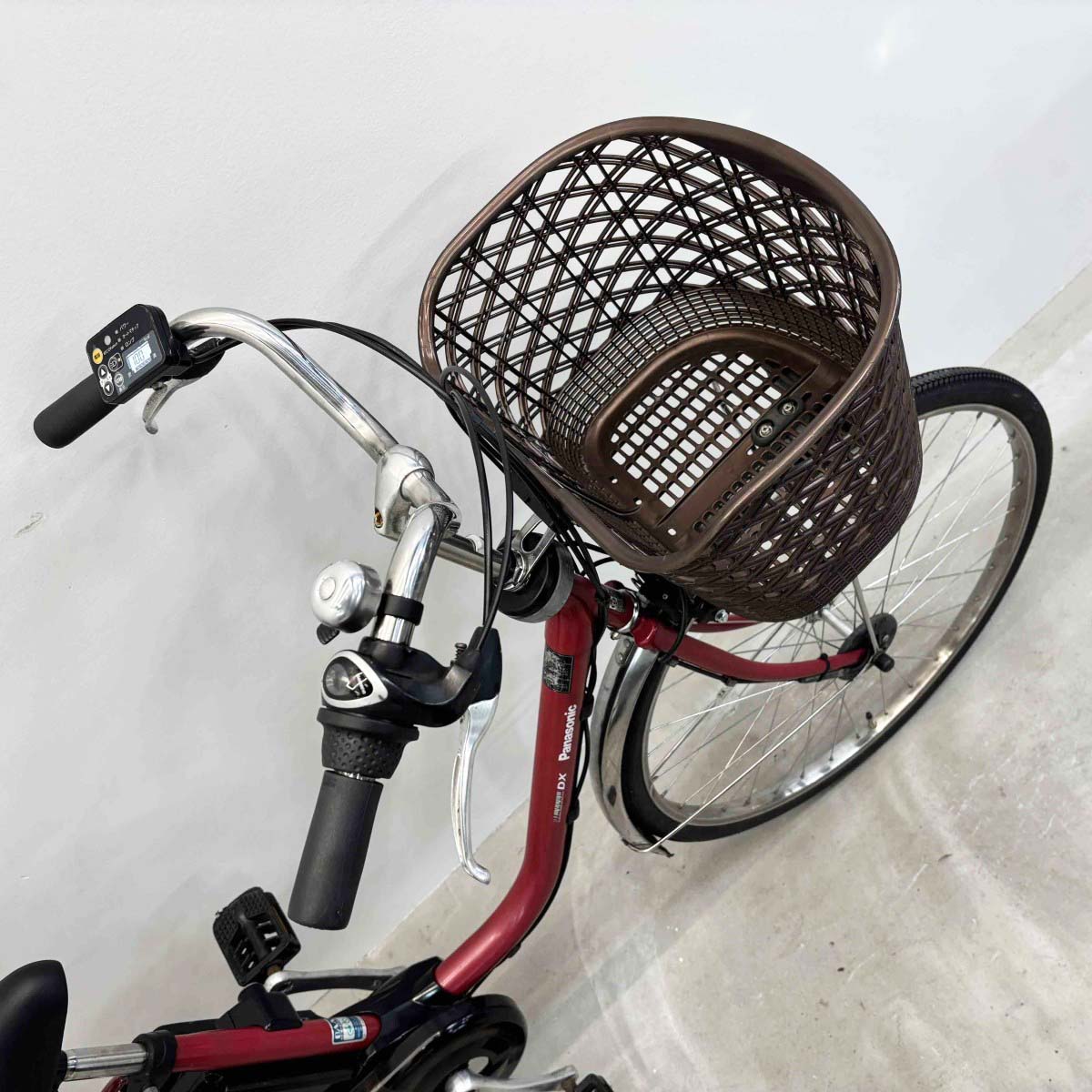中古電動自転車 パナソニック ビビDX レッド 26インチ YL042