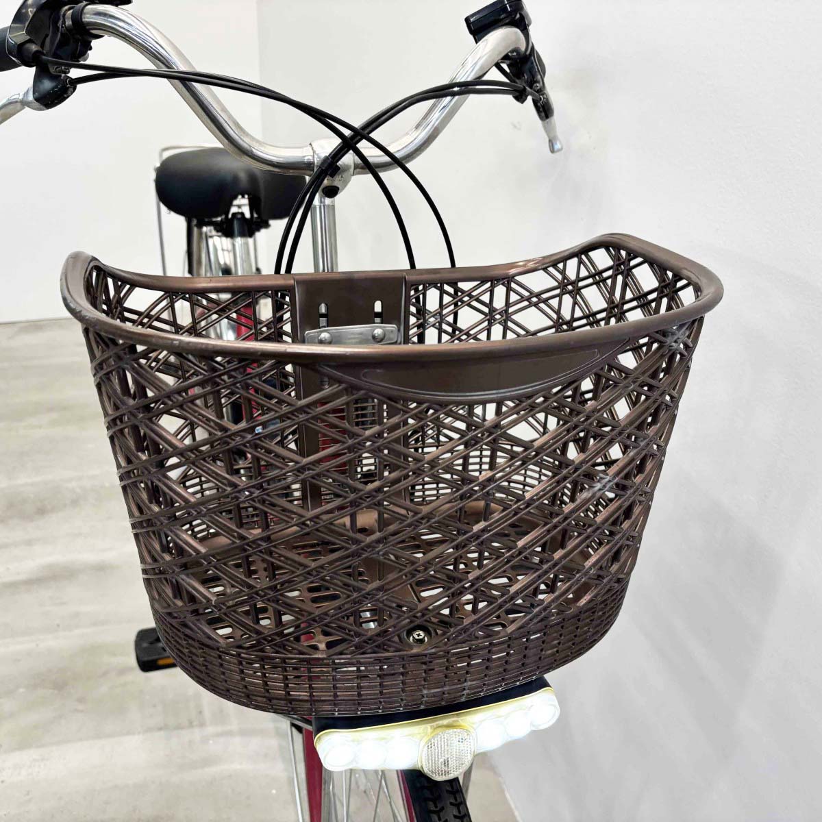 中古電動自転車 パナソニック ビビDX レッド 26インチ YL042