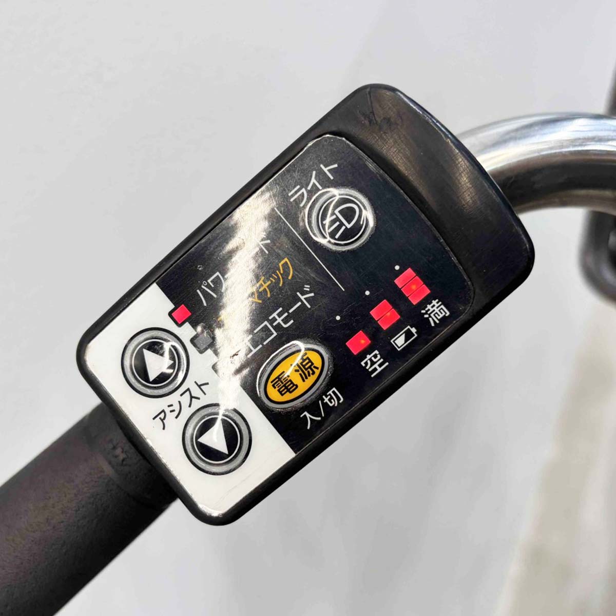 中古電動自転車 パナソニック ビビTX シルバー 26インチ YL043