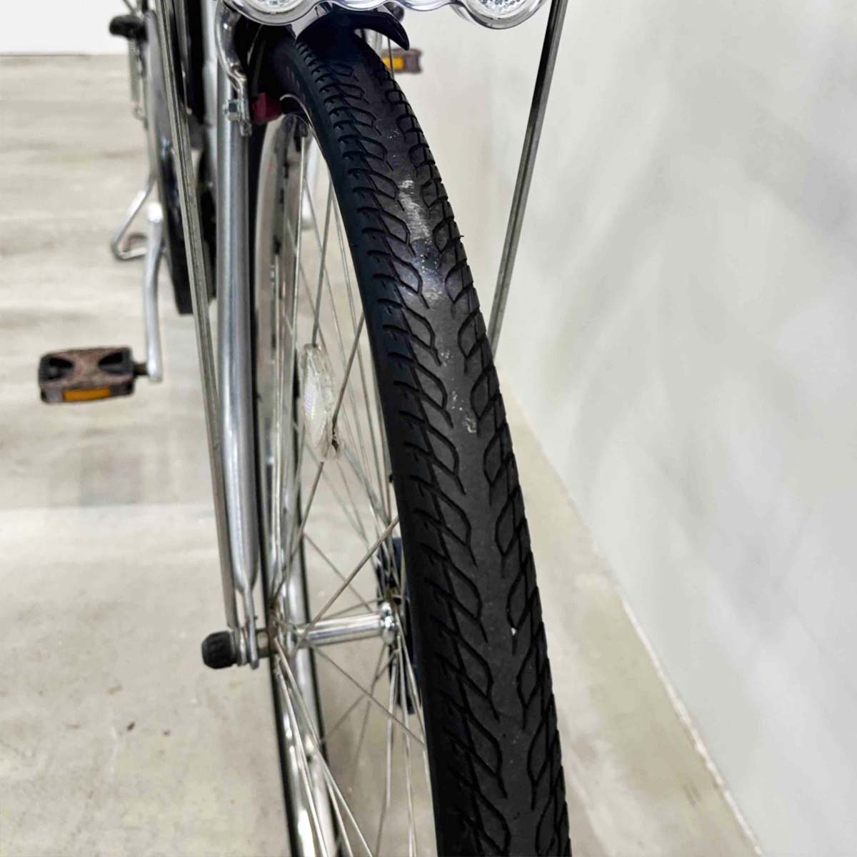 中古電動自転車 ヤマハ PAS ナチュラL シルバー 26インチ YL044