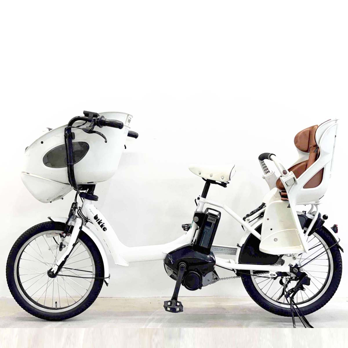 ブリヂストン ビッケポーラーe ホワイト 20インチ YL045 【中古車】